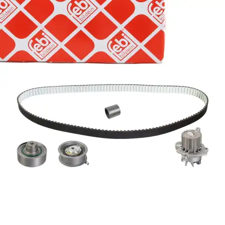 febi 173266 Zahnriemensatz + Wasserpumpe f&uuml;r SEAT Ibiza 3 SKODA Fabia 1 VW Polo 1.9 SDI