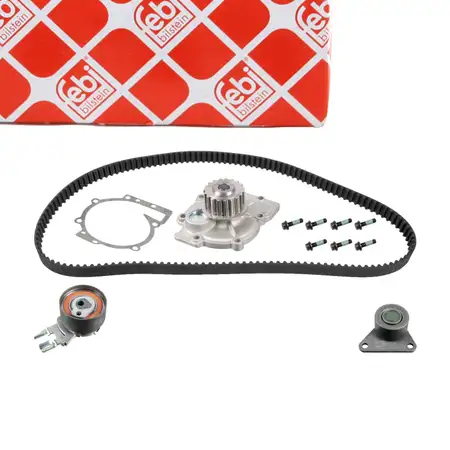 febi Timing Belt Kit + Water Pump for FORD Focus 2, Mondeo 2, 2.5; VOLVO C30 1, 2XC90 2.0&ndash;2.5