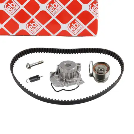 febi 176606 Zahnriemensatz + Wasserpumpe f&uuml;r HONDA Civic 7 1.4 iS 90 PS Logo GA 1.3 65 PS