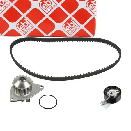 febi Zahnriemensatz + Wasserpumpe f&uuml;r CITROEN Berlingo C2 C3 1 2 PEUGEOT 106 2 Partner 1.1