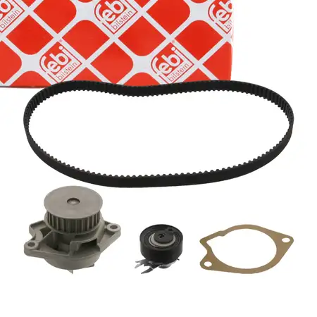 febi Timing Belt Kit + Water Pump for VW Polo 6N, 6V, Lupo 1, 6K; SEAT Ibiza 2, 6K, Arosa 6H 1.0, 1.4