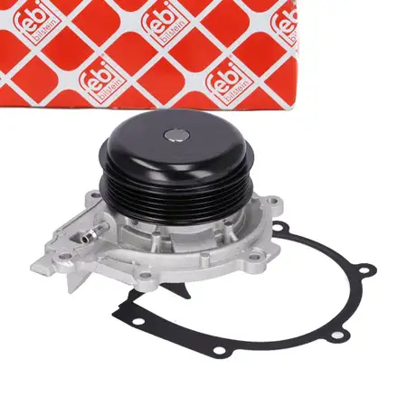 febi 185043 Wasserpumpe WaPu f&uuml;r MERCEDES-BENZ C118 X118 C257 X253 C253 V167 C167 OM654