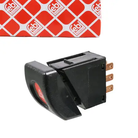 febi 01566 Warnblinkschalter Warnblinker f&uuml;r OPEL Corsa B S93 Tigra S93 Combo 90437746