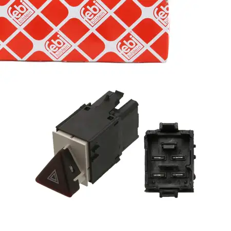 febi Warnblinkschalter Warnblinker Druckschalter f&uuml;r VW Passat B6/Variant/CC 3C8953509