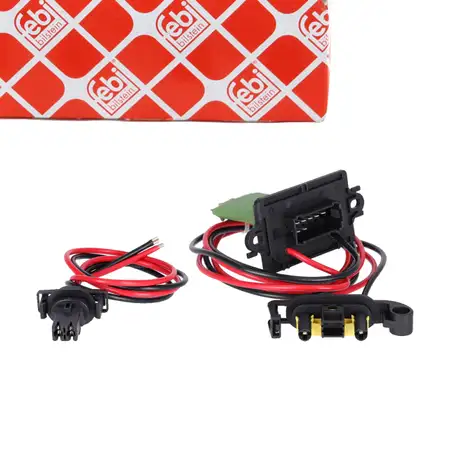 febi 183765 Cabin Fan Resistor Harness for Renault Clio 3 Modus/Grand Modus