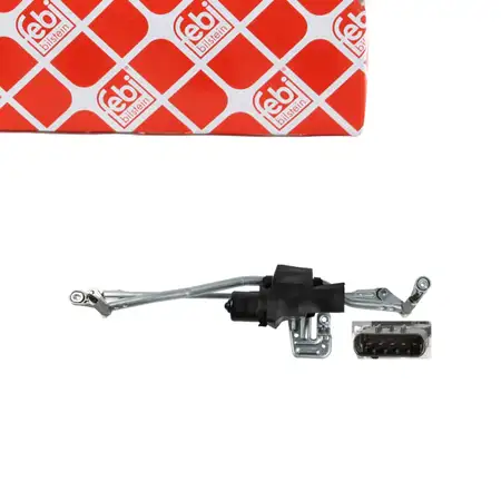 febi 107929 Wischergest&auml;nge + Wischermotor f&uuml;r PSA Jumper 2 Boxer FIAT Ducato 250 vorne