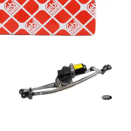 febi Wischergest&auml;nge + Wischermotor f&uuml;r CITROEN Nemo FIAT Fiorino PEUGEOT Bipper vorne
