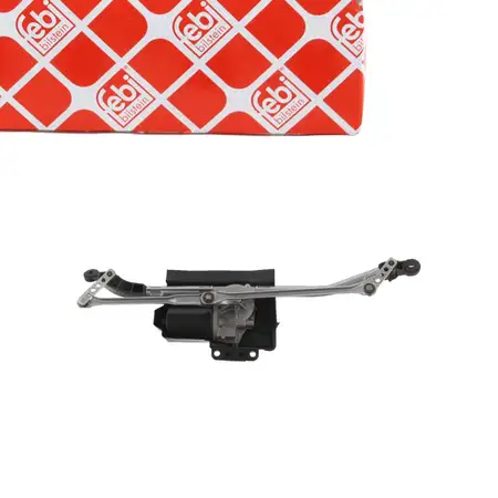 febi 33766 Wischergest&auml;nge Scheibenwischeraufnahme + Wischermotor f&uuml;r OPEL Astra G vorne
