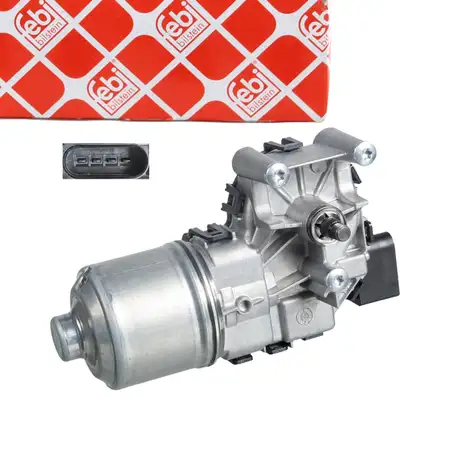 febi 37435 Wischermotor Frontwischermotor f&uuml;r OPEL Astra H vorne 1273083/93179149