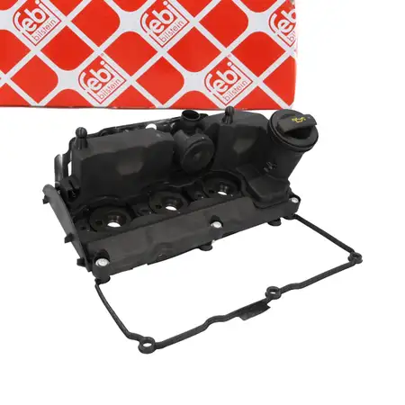 febi Ventildeckel + Dichtung f&uuml;r VW Polo 5 6R 6C SEAT Ibiza 4 SKODA Fabia 2 1.2 TDI
