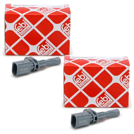 2x febi 103021 ABS Sensor Raddrehzahl f&uuml;r VW Golf 7 8 SKODA SEAT Leon AUDI A3 8V Q2 hinten