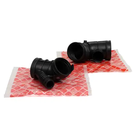 2x febi Ansaugschlauch Drosselklappe + Luftmassenmesser f&uuml;r BMW 5er E39 7er E38 M52