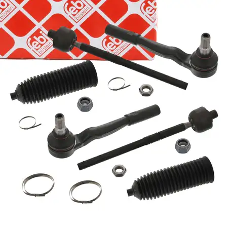 2x febi PROKIT Spurstange + Kopf + Manschette f&uuml;r MERCEDES E-Klasse W211 S211 CLS vorne