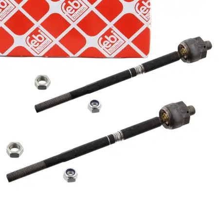 2x febi 29233 PROKIT Spurstange Axialgelenk f&uuml;r OPEL Astra H Zafira B vorne 1603268