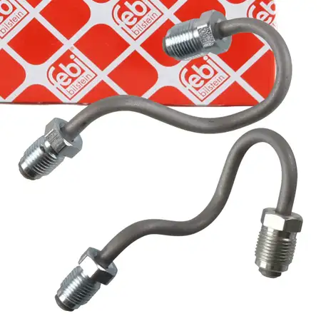 2x febi Bremsleitung f&uuml;r AUDI A3 8P TT 8J SEAT Leon SKODA Octavia Golf 5 6 Touran hinten