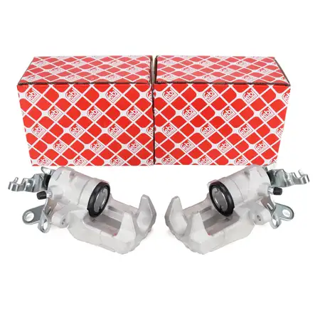 2x febi Bremssattel f&uuml;r AUDI A3 8P SEAT Leon 1P SKODA Octavia 2 GOLF 5 6 PR-1KD/1KQ hinten