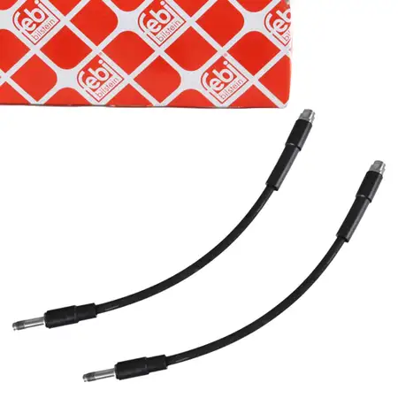2x febi 177137 Bremsschlauch Bremsleitung f&uuml;r MERCEDES W176 W246 C/X117 hinten 2464200148