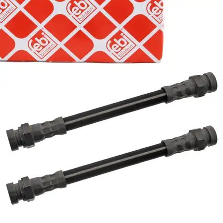 2x febi 01895 Bremsschlauch Bremsleitung f&uuml;r VW Golf 3 Vento Corrado 53I hinten 1H0611775