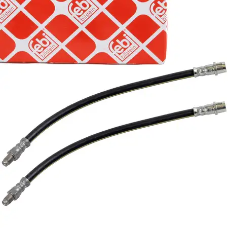 2x febi 11737 Bremsschlauch f&uuml;r MERCEDES W202 W203 W210 W140 W220 R170 hinten 1714280035