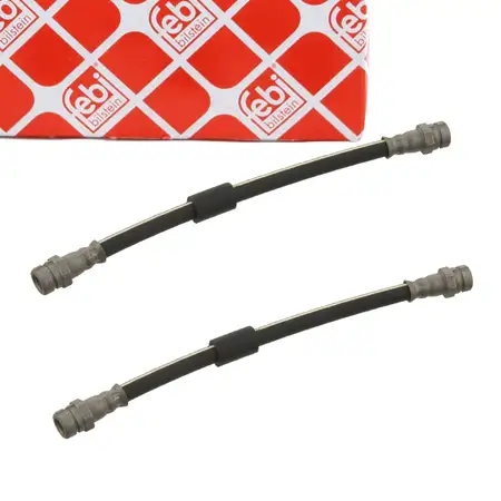 2x febi 30846 Bremsschlauch Bremsleitung f&uuml;r VW Touran 1T1 1T2 bis Fgst. 1T-A-050 hinten