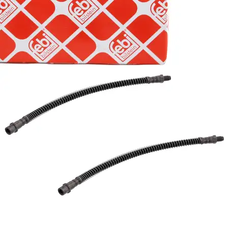 2x febi 34535 Bremsschlauch f&uuml;r MERCEDES W204 S204 C207 A207 X204 W220 hinten 2044201048