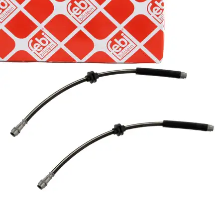 2x febi 36132 Bremsschlauch f&uuml;r MERCEDES E-Klasse W211 E240-500 E280/320CDI 4-matic vorne