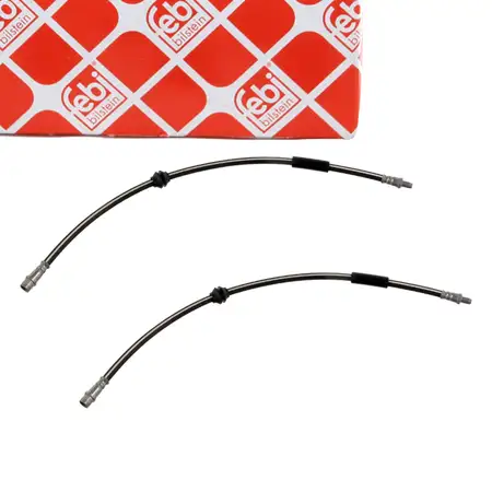 2x febi 36133 Bremsschlauch Bremsleitung f&uuml;r MERCEDES GL-Klasse X164 M-Klasse W164 vorne