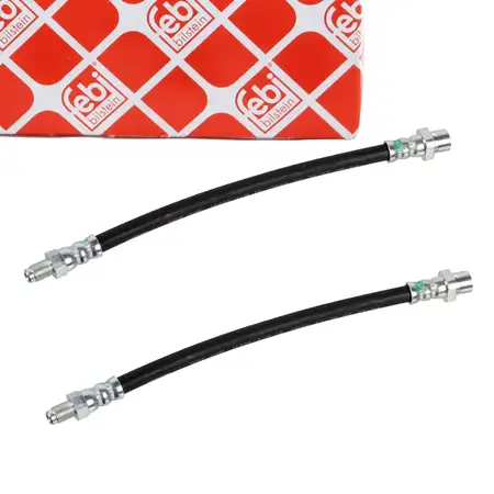 2x febi Bremsschlauch f&uuml;r BMW E81-88 F20/21 E90-93 F30-34 F32-36 X1 E84 hinten 34306792253