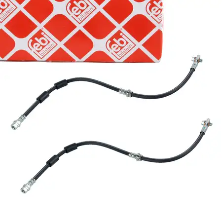 2x febi 108086 Bremsschlauch f&uuml;r VW Golf 7 8 Passat Tiguan Allspace Touran AUDI 8Y vorne