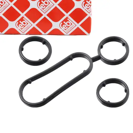 febi 103456 Dichtungssatz &Ouml;lk&uuml;hler f&uuml;r AUDI SEAT SKODA 1.6/2.0 TDI VW 03L198070