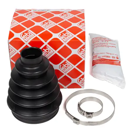 febi 175662 Achsmanschetten Satz f&uuml;r RENAULT Kangoo Vorderachse RADSEITIG 7701209568