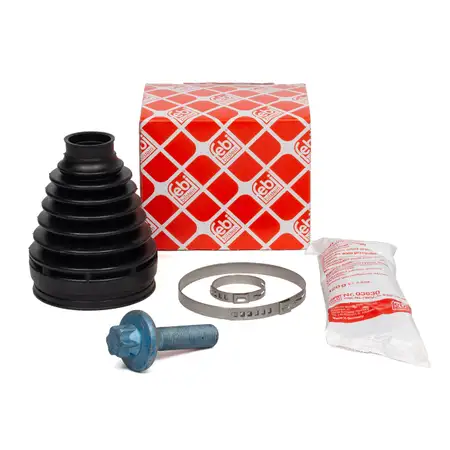 febi Achsmanschetten Satz f&uuml;r MERCEDES W169 W245 W212 S212 X204 vorne GETRIEBESEITIG