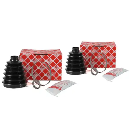 2x febi 101946 Achsmanschetten Satz f&uuml;r MERCEDES W164 W251 V251 vorne RADSEITIG 1643300685