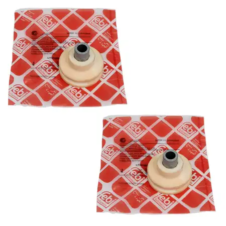 2x febi 36779 Strut Mount for BMW 1 Series E81-88 and 3 Series E90-93 (rear lower)