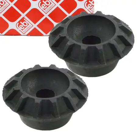 2x febi 14956 Federbeinlager f&uuml;r VW Golf 2 3 Passat Polo hinten oben 191512335