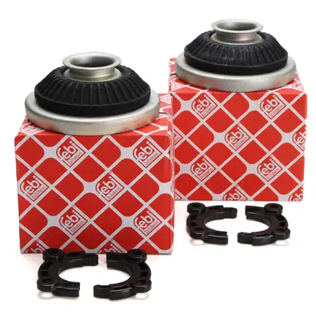 2x febi 28115 Federbeinst&uuml;tzlager Domlager f&uuml;r OPEL Astra H Zafira B vorne 13186959
