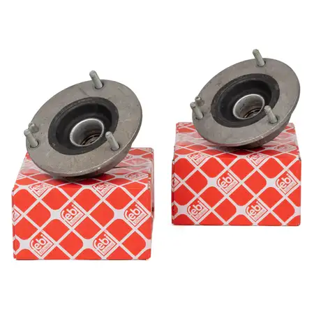 2x febi 45059 strut mount + ball bearing for BMW 3 Series E90, E91, E92 xDrive and Z4 E89 (front)