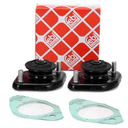 2x febi 12703 Federbeinlager Domlager + Dichtung f&uuml;r BMW 3er E36 E46 Z3 E36 hinten