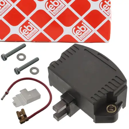 febi 17198 Lichtmaschinenregler f&uuml;r VW Golf 2 Jetta 2 Passat B1-4 Polo 86c 80 B4 037903803