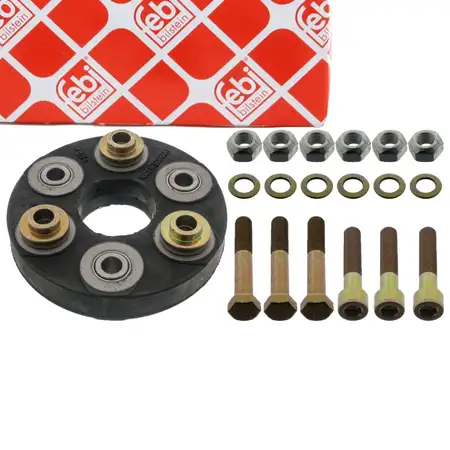 febi 01527 Hardyscheibe Gelenkscheibe f&uuml;r MERCEDES 190 W201 W202 W124 vorne 2024101215