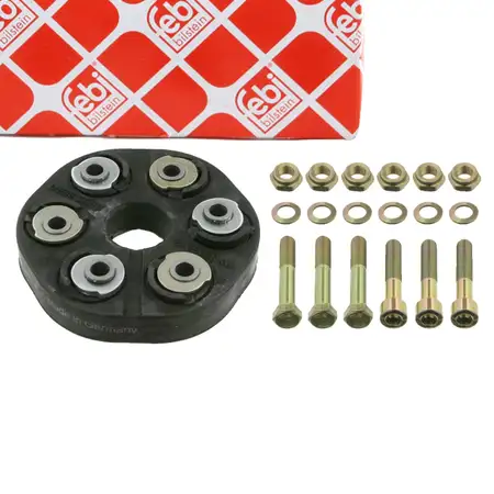 febi 01975 Hardyscheibe f&uuml;r MERCEDES W201 W123 W124 S124 C124 A124 W126 vorne 1264100515