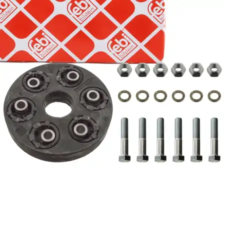 febi 08821 Hardyscheibe f&uuml;r MERCEDES W123 S123 C123 W126 R107 C107 vorne 1264100115