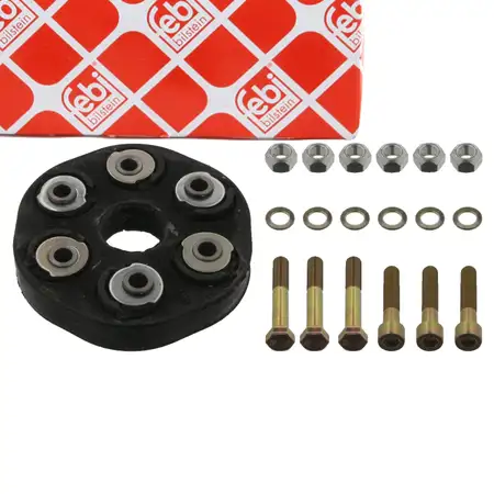 febi 10581 Hardyscheibe Gelenkscheibe f&uuml;r MERCEDES W123 S123 C123 R107 280SL 1074100215