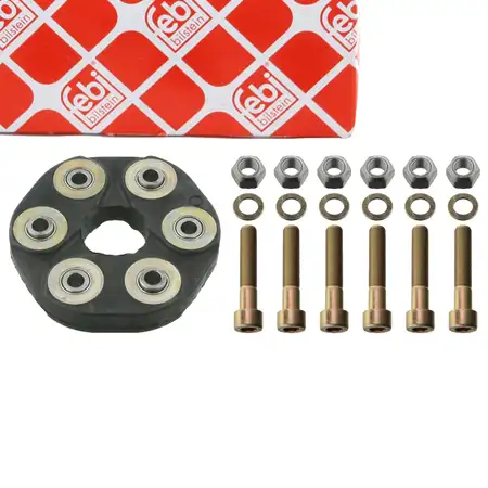 febi 14992 Hardyscheibe Gelenkscheibe f&uuml;r MERCEDES W201 E 2.3-16 vorne/hinten 2014101615