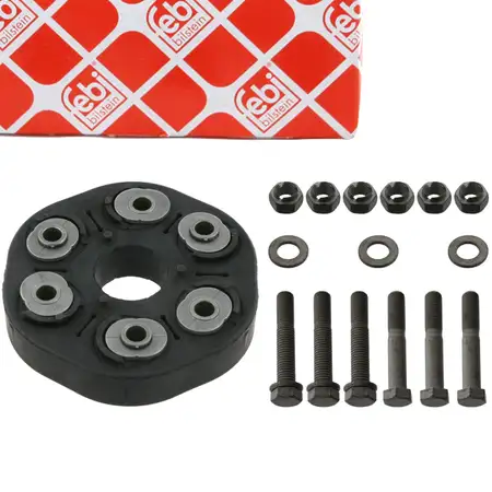 febi 43491 Hardyscheibe f&uuml;r BMW E60 E61 540i 550i 525-535d E63 E64 vorne 26117542238