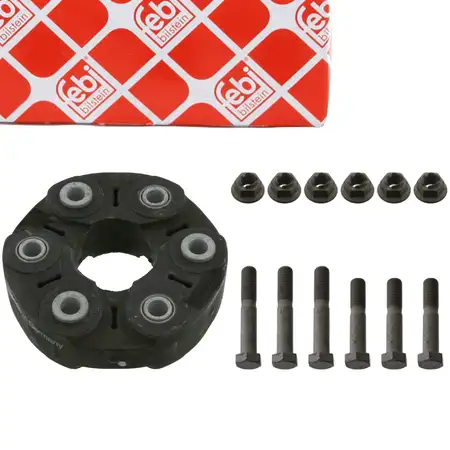 febi 43527 Hardyscheibe f&uuml;r BMW E81-88 E90-93 F10 F11 F07 F12 F13 F06 F01 X1 E84 X5 hinten