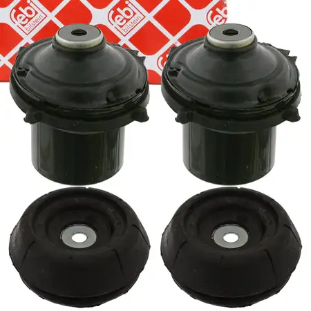 2x febi Federbeinlager Domlager + Anschlagpuffer f&uuml;r OPEL Astra G Vectra B Zafira A vorne