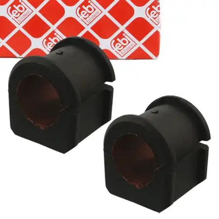 2x febi 47748 Stabilisatorlager Stabilager f&uuml;r MAZDA 3 BK 5 CR19 Vorderachse CC29-34-156C