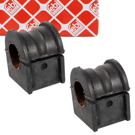 2x febi Stabilager f&uuml;r OPEL Vivaro A B RENAULT Trafic 2 3 FIAT Talento NISSAN NV300 vorne