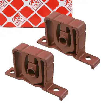 2x febi 23482 Auspuffgummi f&uuml;r AUDI A3 8L1 A4 B5 A6 C5 SKODA Octavia 1 1J0253144E